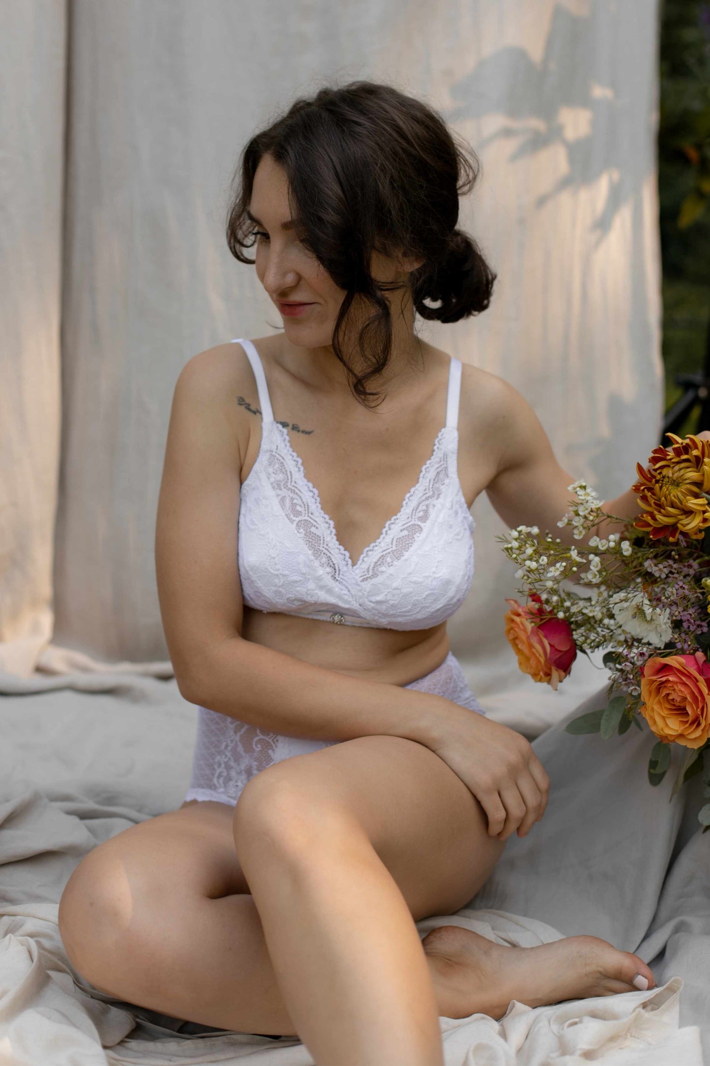 Lace Bralette ~ Alexander - Fuller Cup