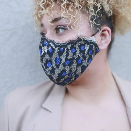 Leopard Lace Mask