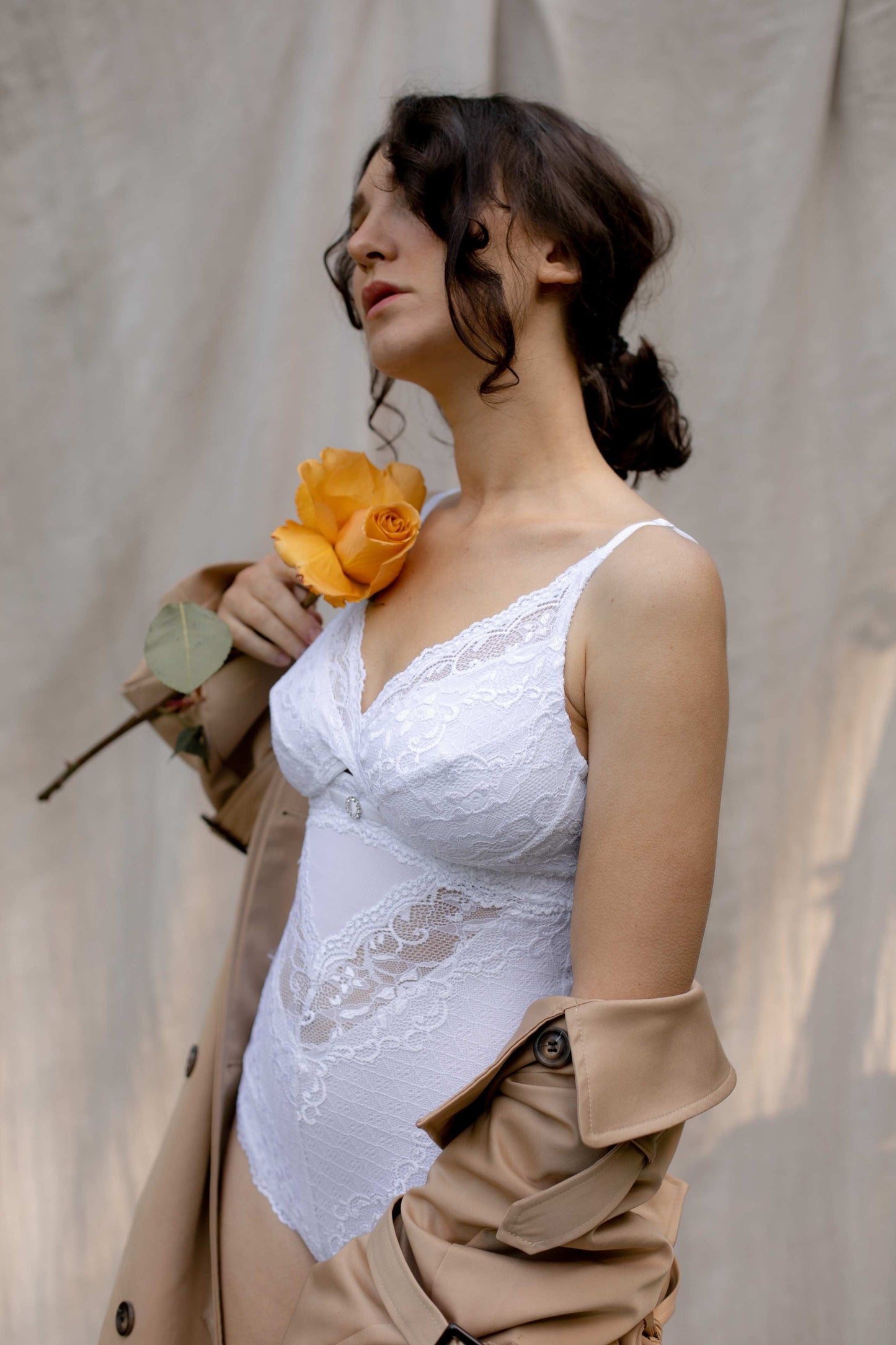 Lace Bodysuit ~ NAYANA - Fuller Cup