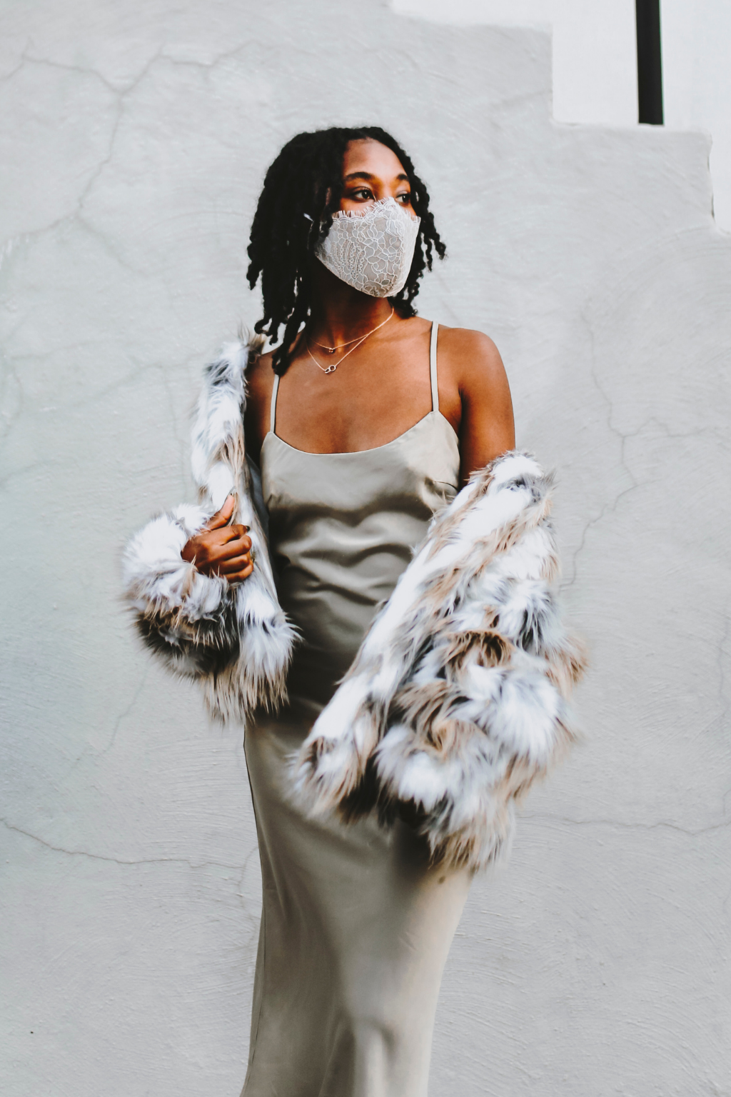 Reusable White Lace Face Mask