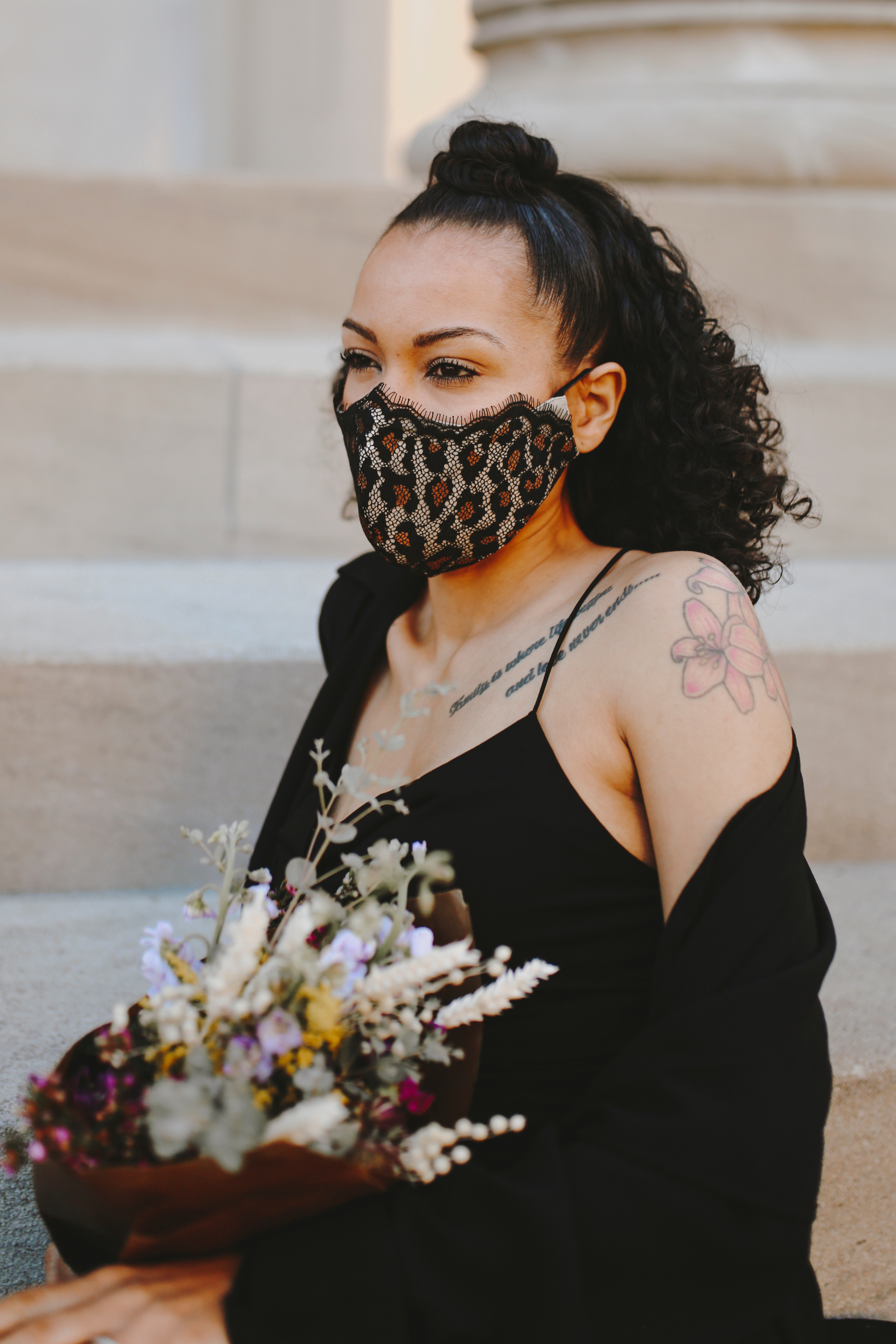 Leopard Lace Mask